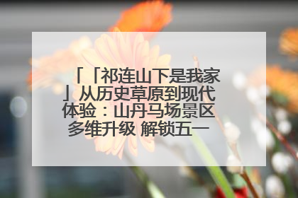 「祁连山下是我家」从历史草原到现代体验：山丹马场景区多维升级 解锁五一文旅新玩法