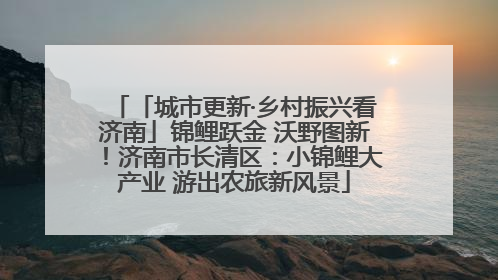 「城市更新·乡村振兴看济南」锦鲤跃金 沃野图新！济南市长清区：小锦鲤大产业 游出农旅新风景