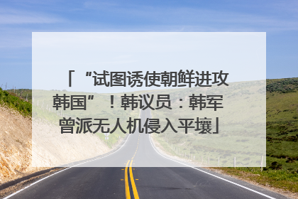 “试图诱使朝鲜进攻韩国”！韩议员：韩军曾派无人机侵入平壤