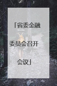 省委金融委员会召开会议
