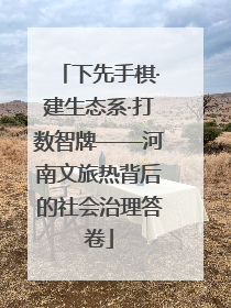 下先手棋·建生态系·打数智牌——河南文旅热背后的社会治理答卷