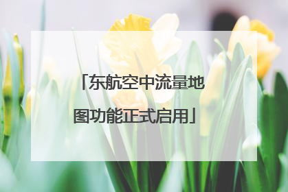 东航空中流量地图功能正式启用