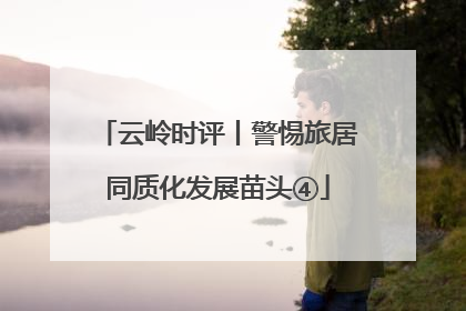 云岭时评丨警惕旅居同质化发展苗头④