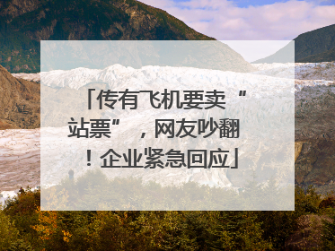 传有飞机要卖“站票”，网友吵翻！企业紧急回应