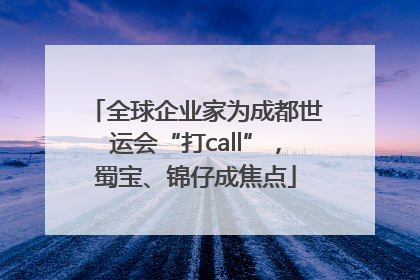 全球企业家为成都世运会“打call”，蜀宝、锦仔成焦点