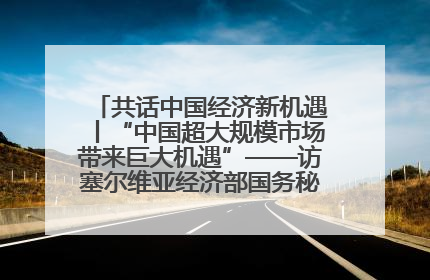 共话中国经济新机遇丨“中国超大规模市场带来巨大机遇”——访塞尔维亚经济部国务秘书尼科利奇