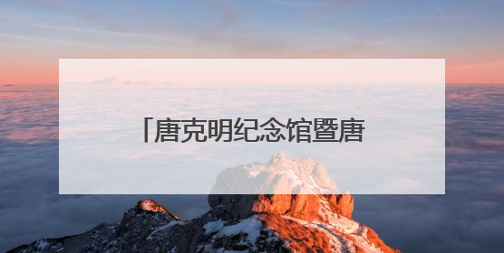唐克明纪念馆暨唐克明御膳研讨会启动仪式在沈举行