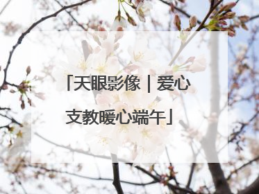 天眼影像｜爱心支教暖心端午