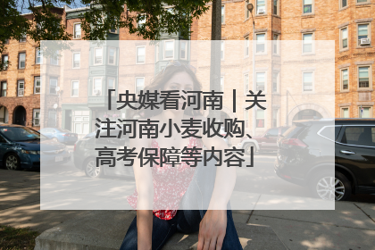 央媒看河南｜关注河南小麦收购、高考保障等内容