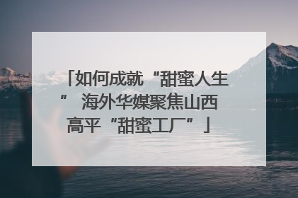 如何成就“甜蜜人生” 海外华媒聚焦山西高平“甜蜜工厂”