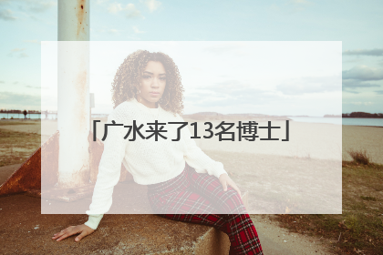 广水来了13名博士