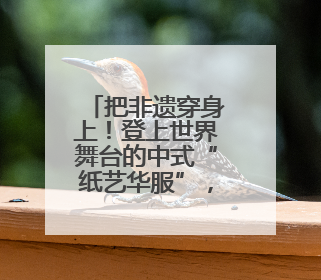 把非遗穿身上！登上世界舞台的中式“纸艺华服”，首度亮相沪上小学