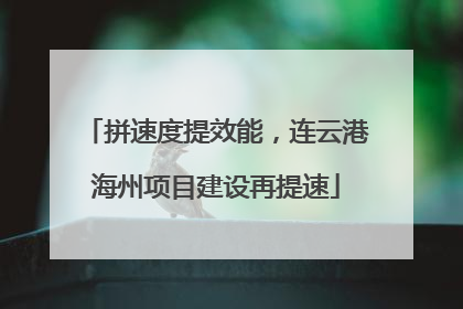 拼速度提效能，连云港海州项目建设再提速