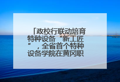 政校行联动培育特种设备“新工匠”，全省首个特种设备学院在黄冈职业技术学院成立