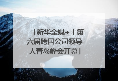 新华全媒+丨第六届跨国公司领导人青岛峰会开幕