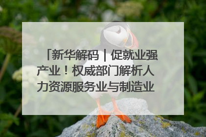 新华解码｜促就业强产业！权威部门解析人力资源服务业与制造业融合发展试点