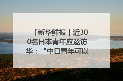 新华鲜报｜近300名日本青年应邀访华：“中日青年可以创造更好的未来”