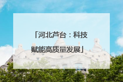河北芦台：科技赋能高质量发展
