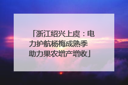 浙江绍兴上虞：电力护航杨梅成熟季 助力果农增产增收