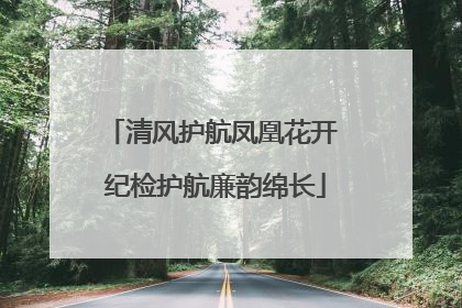 清风护航凤凰花开 纪检护航廉韵绵长