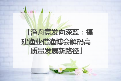 渔舟竞发向深蓝：福建渔业借渔博会解码高质量发展新路径