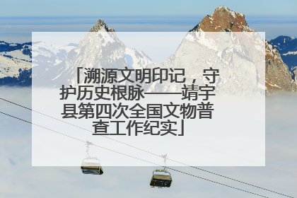 溯源文明印记，守护历史根脉——靖宇县第四次全国文物普查工作纪实