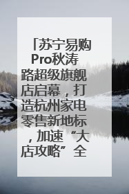 苏宁易购Pro秋涛路超级旗舰店启幕，打造杭州家电零售新地标，加速“大店攻略”全省布局
