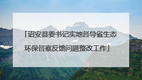 诏安县委书记实地督导省生态环保督察反馈问题整改工作