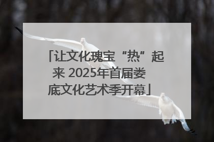 让文化瑰宝“热”起来 2025年首届娄底文化艺术季开幕