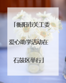 衡阳市关工委爱心助学活动在石鼓区举行