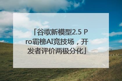 谷歌新模型2.5 Pro霸榜AI竞技场，开发者评价两极分化