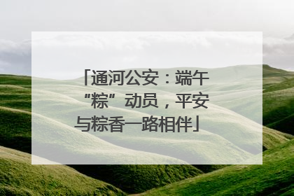 通河公安：端午“粽”动员，平安与粽香一路相伴